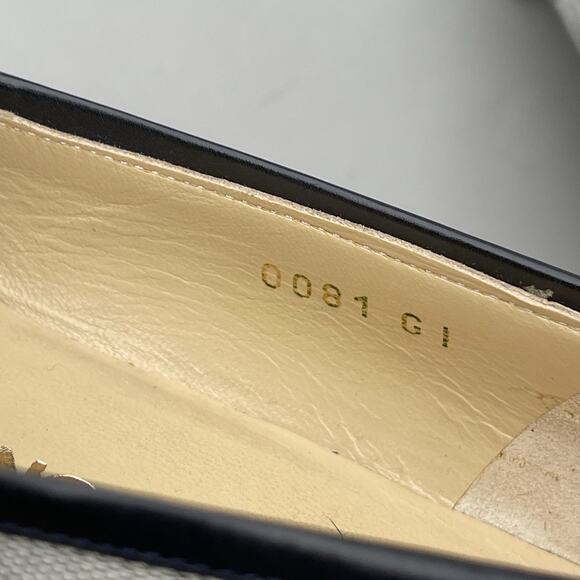 Louis Vuitton Mini Lin Navy And Grey Mules Size 38 US 8 - Picture 7 of 13